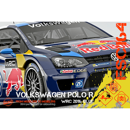Dark Blue WRC Volkswagen Polo