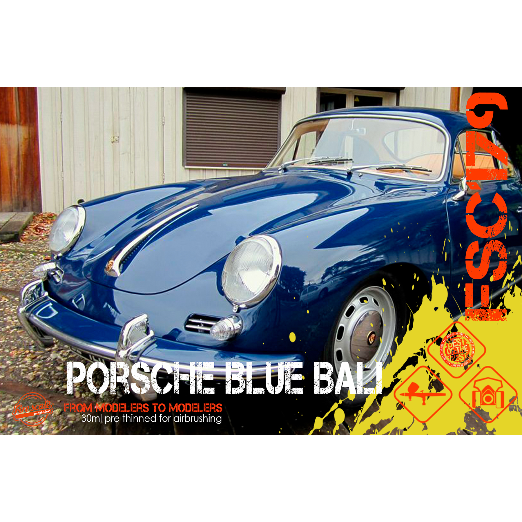 Porsche bleue de Bali