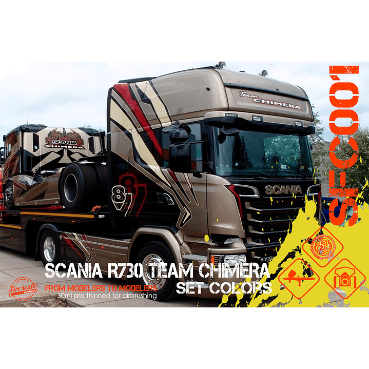 Scania R730 Colors Set