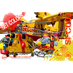 Urgence Ensemble de couleurs d'avion