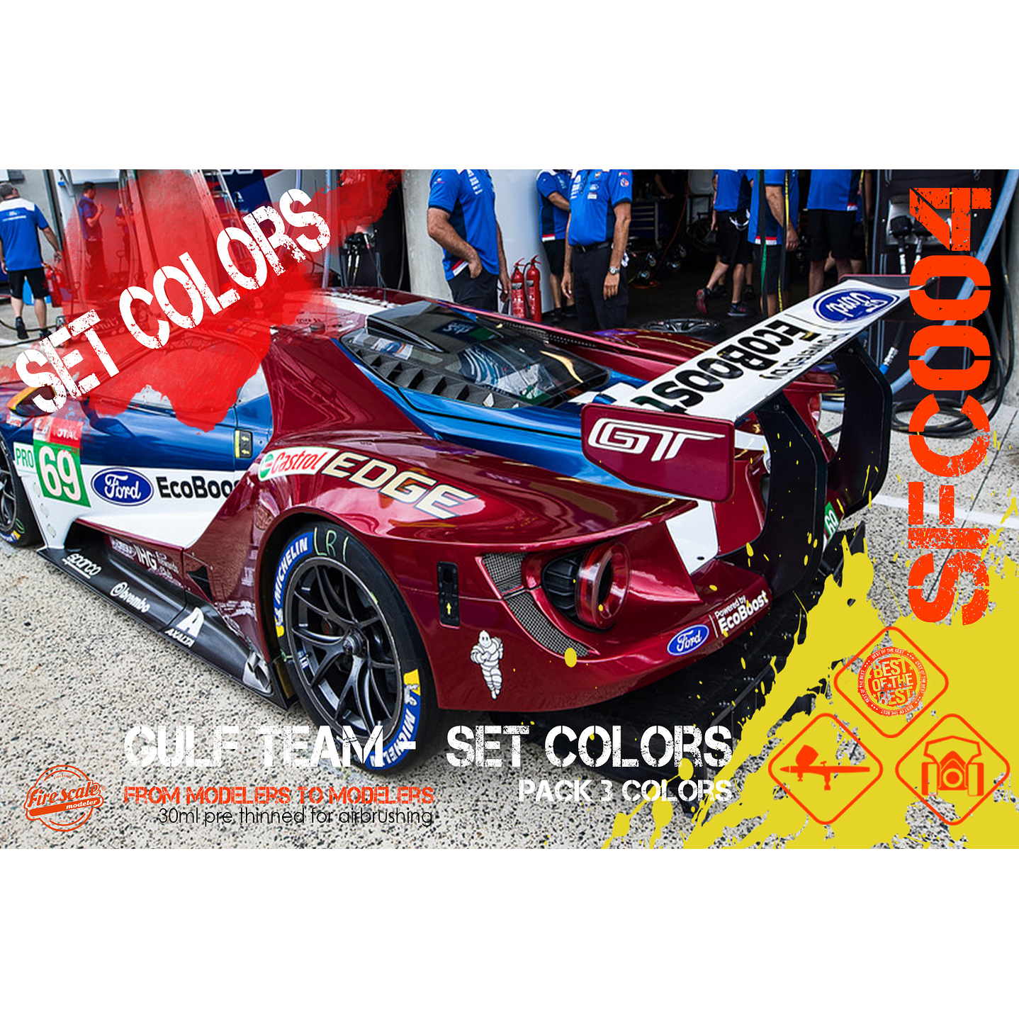 Conjunto Ford GT Le Mans 2018