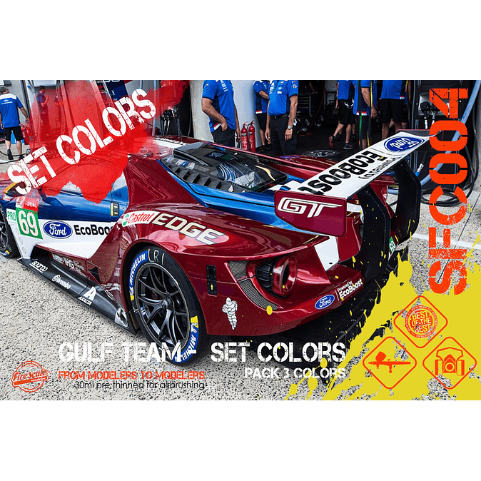 Conjunto Ford GT Le Mans 2018 1