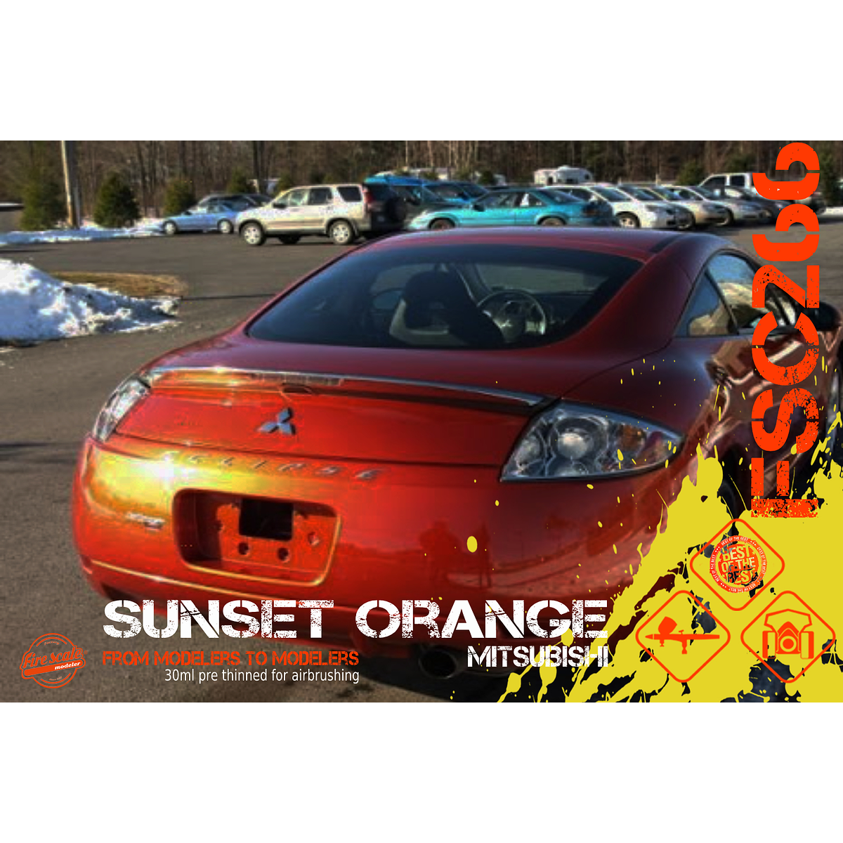 Sunset Orange Mitsubishi