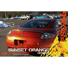 Sunset Orange Mitsubishi