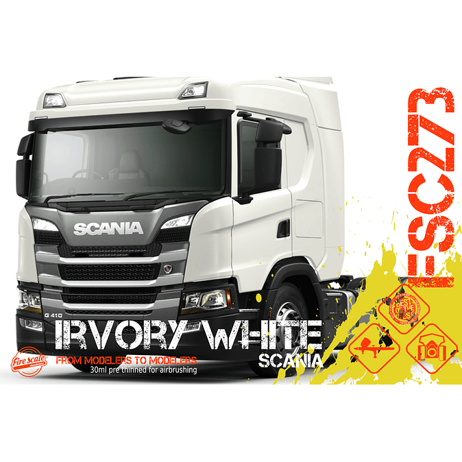 Irvory White Scania 1