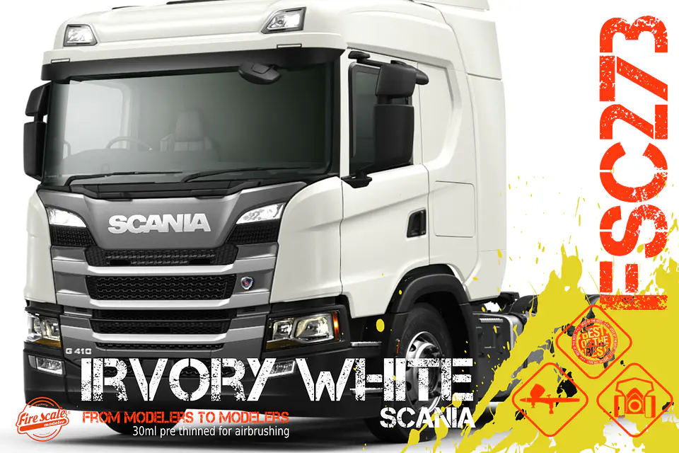 Irvory White Scania 1