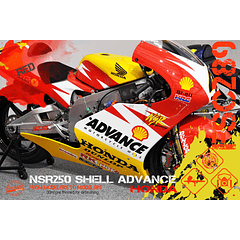 NSR 250 Shell Advance Honda - Rouge