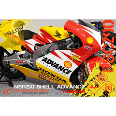 NSR 250 Shell Advance Honda - Jaune