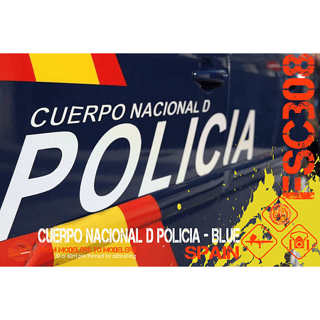 Cuerpo Nacional D Policia Spain - Azul