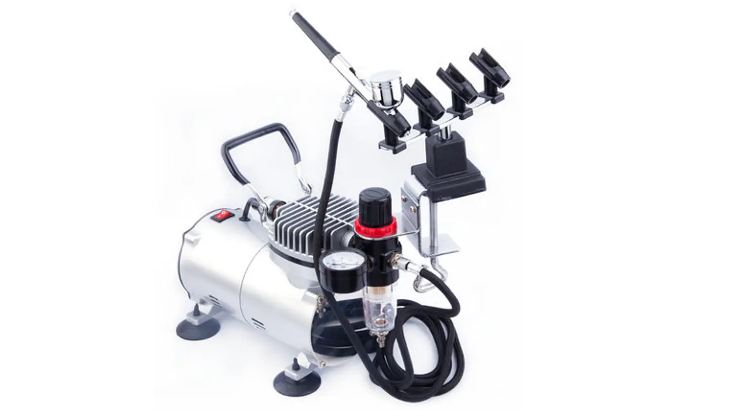 Airbrush holder Table for 4 Airbrush 3