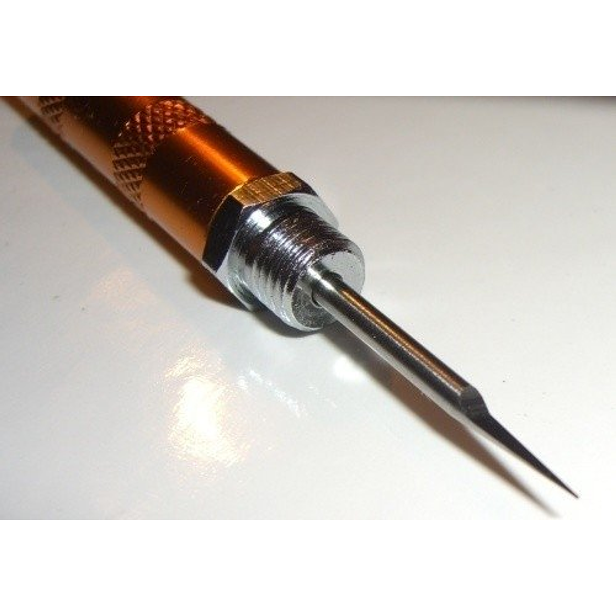 Airbrush nozzle needle cleaning brush