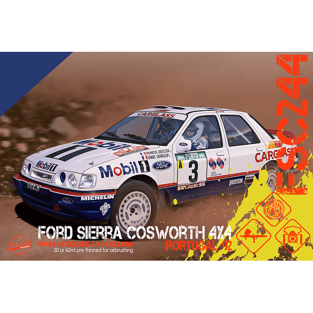 Ford Sierra Cosworth 4x4 Portugal 92 - Blue 2