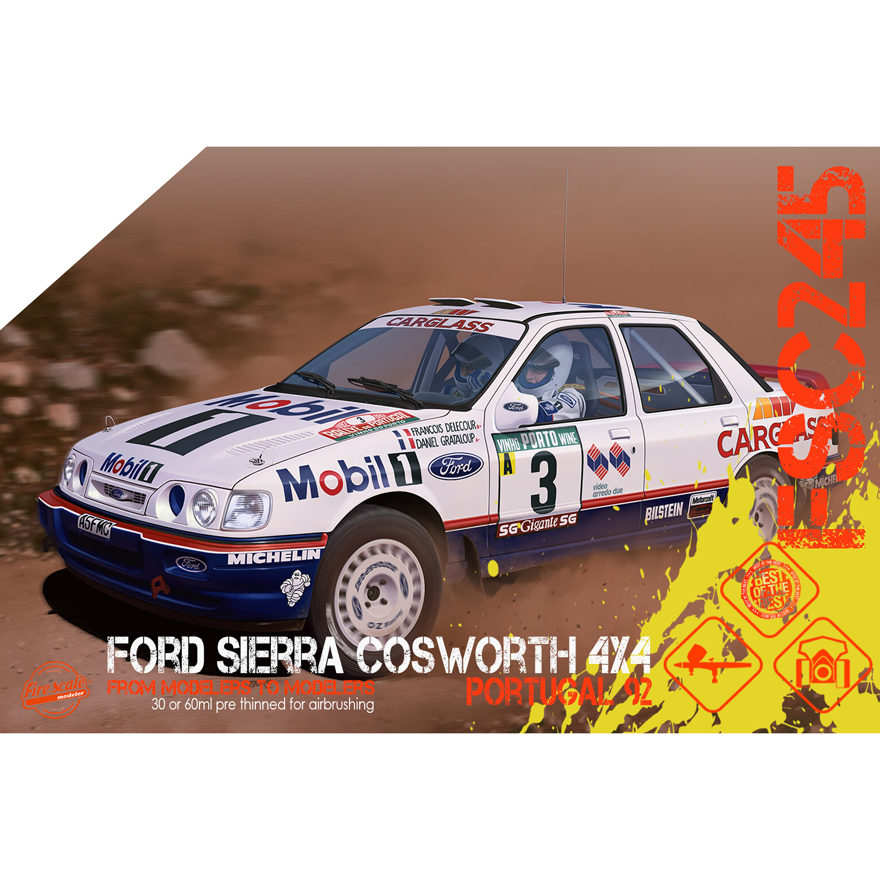Ford Sierra Cosworth 4x4 Portugal 92 - White