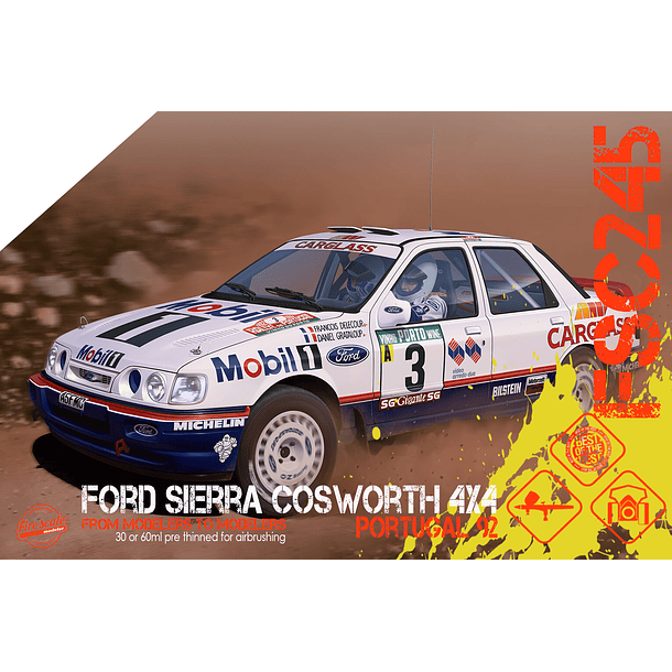 Ford Sierra Cosworth 4x4 Portugal 92 - White 2