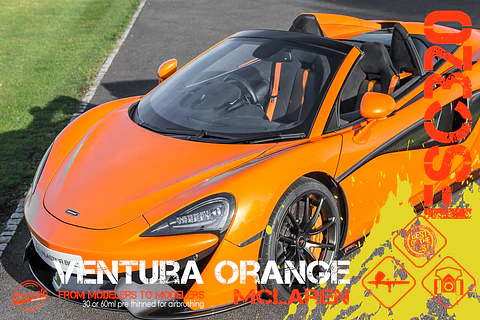 Mclaren Ventura Orange + Base Color