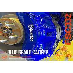 Blue Brake Caliper