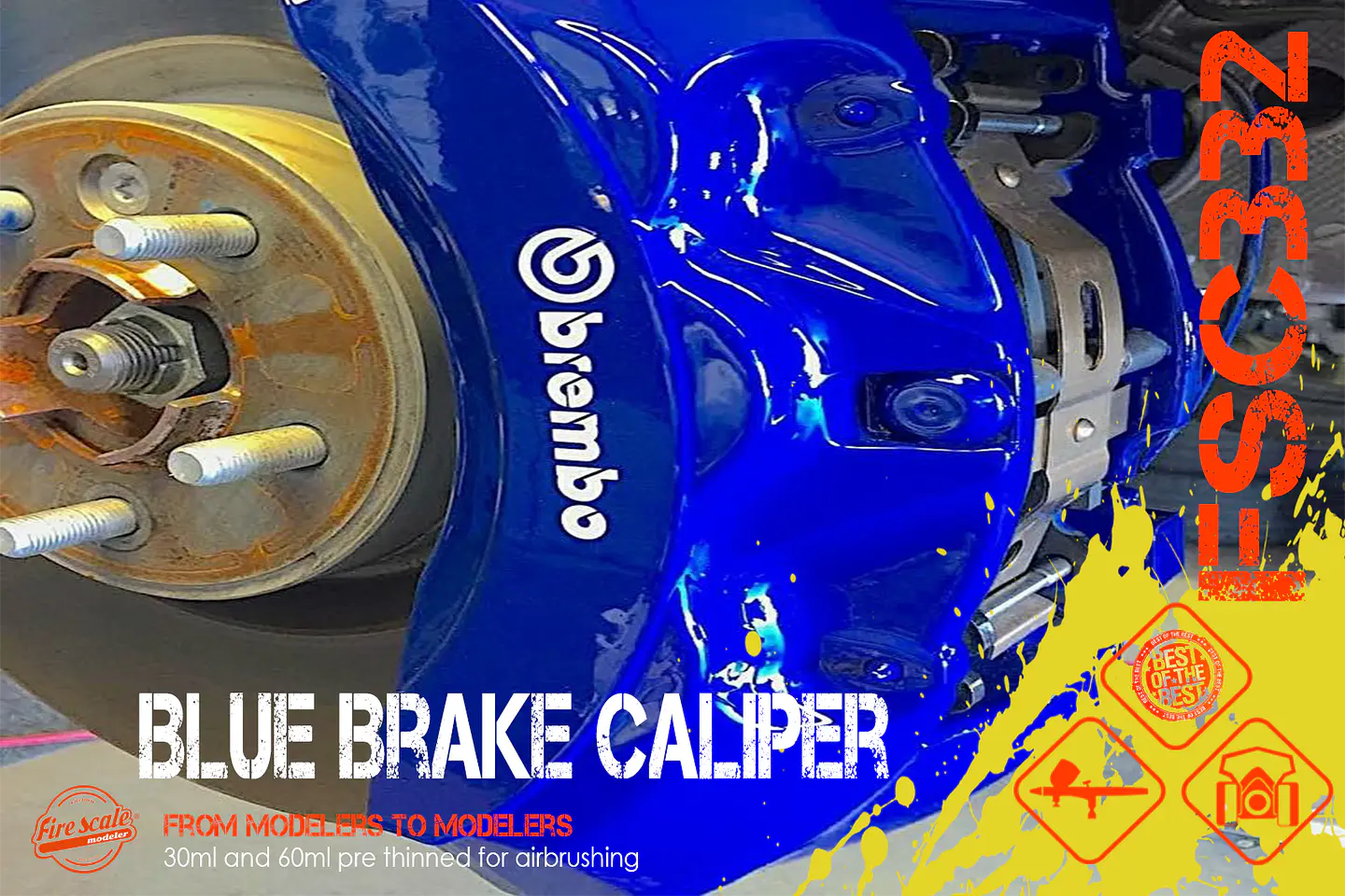 Blue Brake Caliper 1