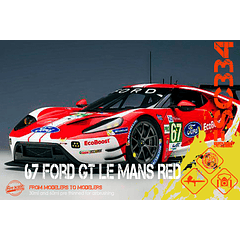 67 Ford GT Le Mans Red 