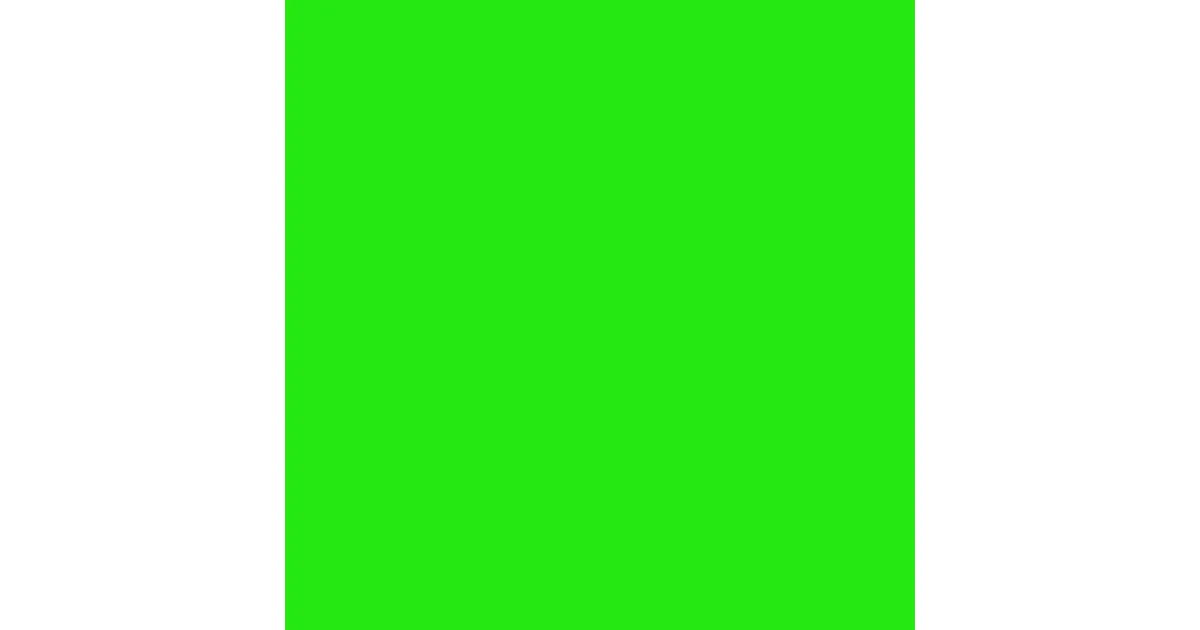 RAL 6037 Pure green