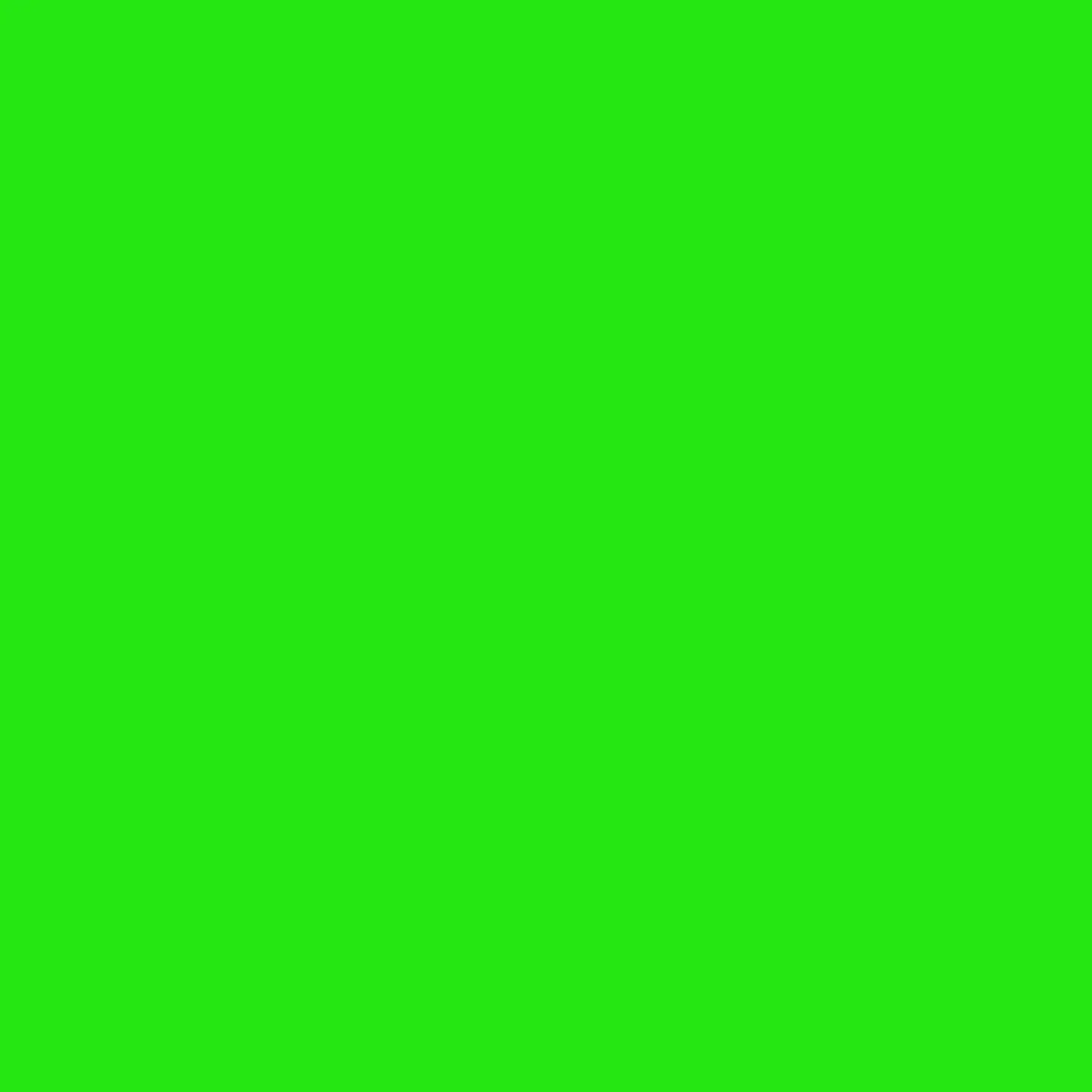 RAL 6037 Pure green 1