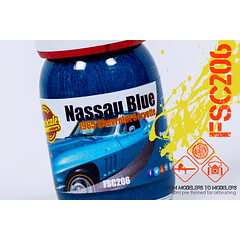Nassau Blue Chervolet Corvette