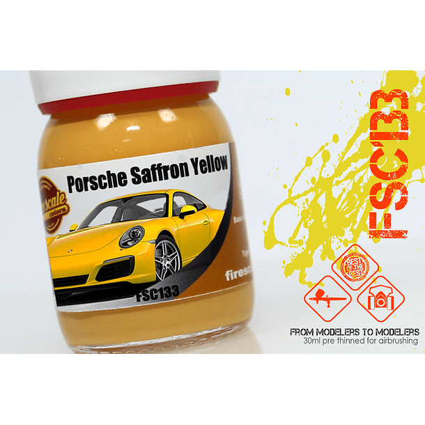 Porsche Saffron Yellow 1