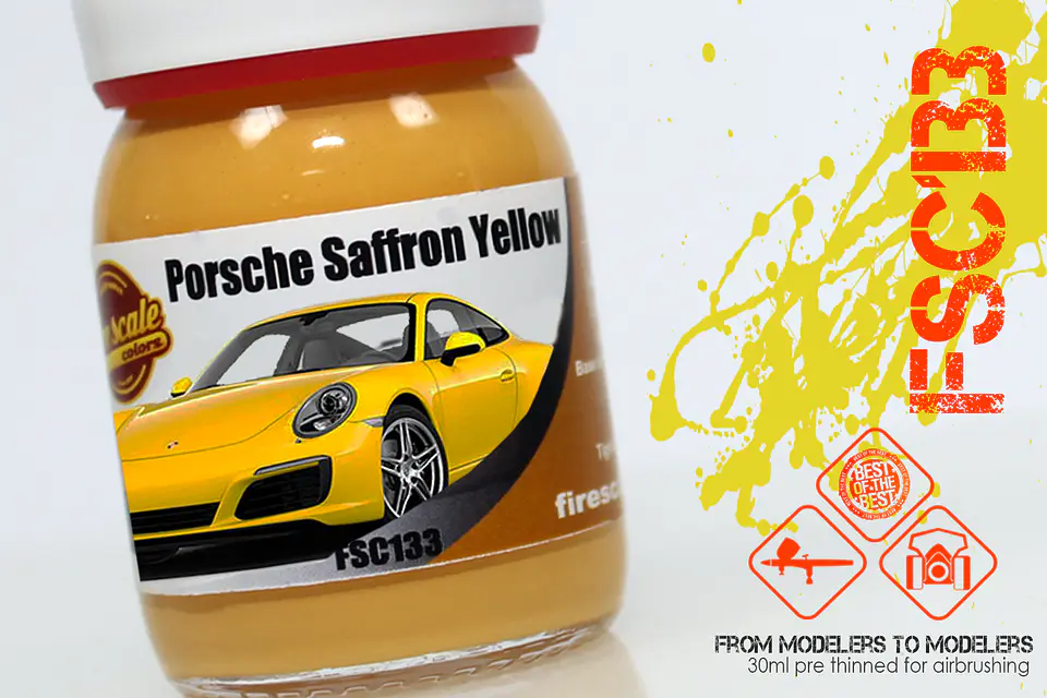 Porsche Saffron Yellow 1