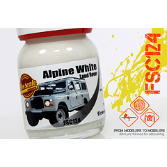 Alpine White Land Rover