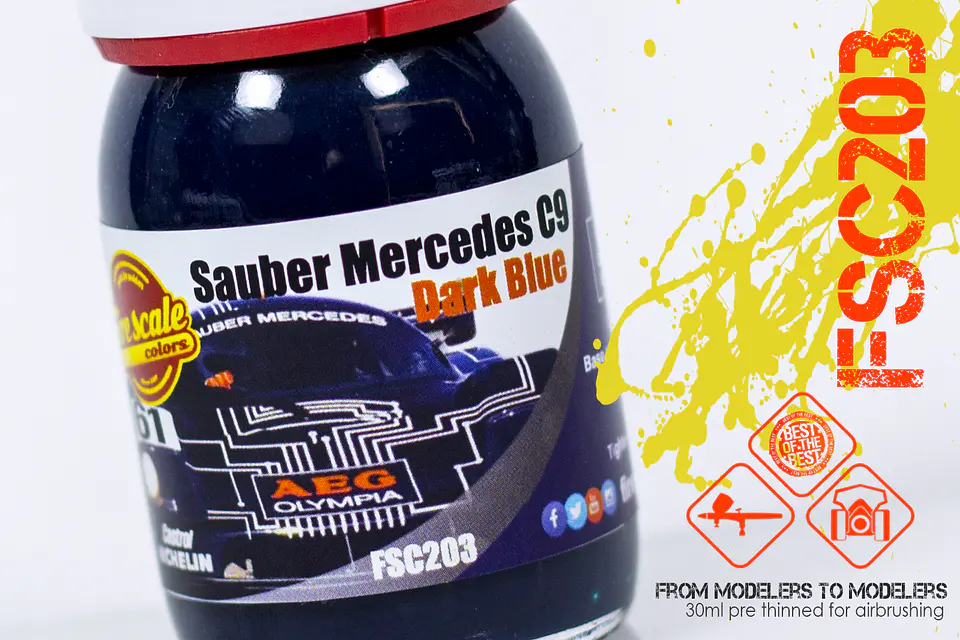 Dark Blue Sauber Mercedes C9 1