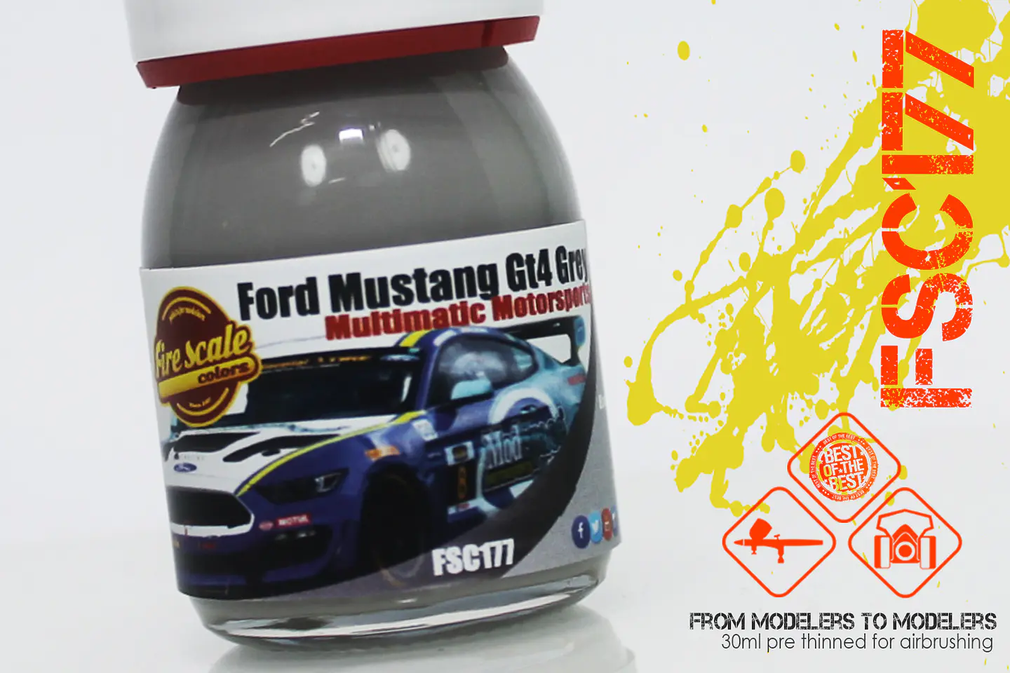 Ford Mustang GT4 Multimatic Motorsports Gray 1
