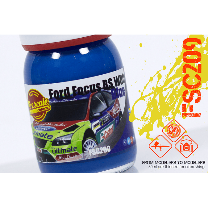 Ford Focus RS WRC Blue 1