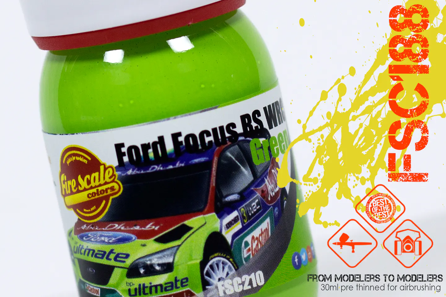 Ford Focus RS WRC Green 1