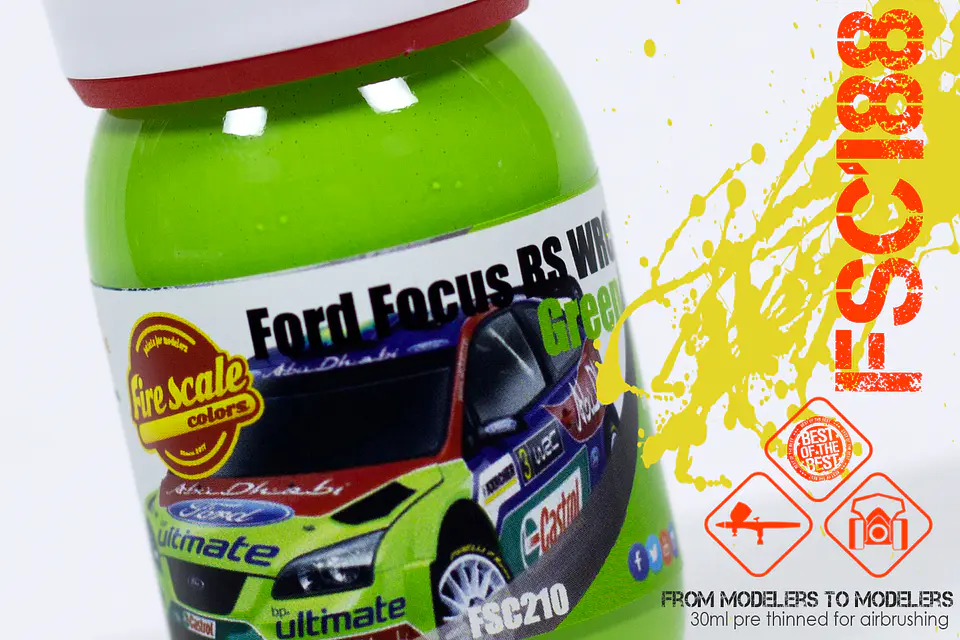Ford Focus RS WRC Green 1