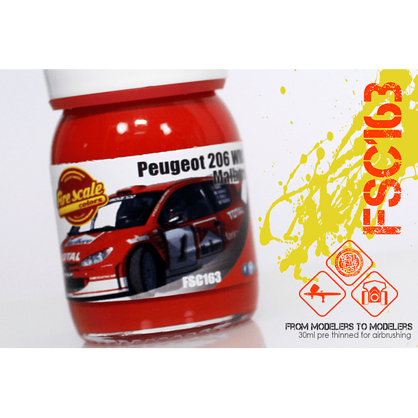 Peugeot 206 WRC Malboro Red 2