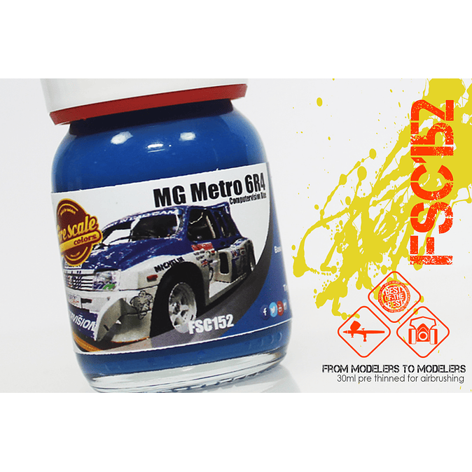 MG Metro 6R4 Computervision Blue 1