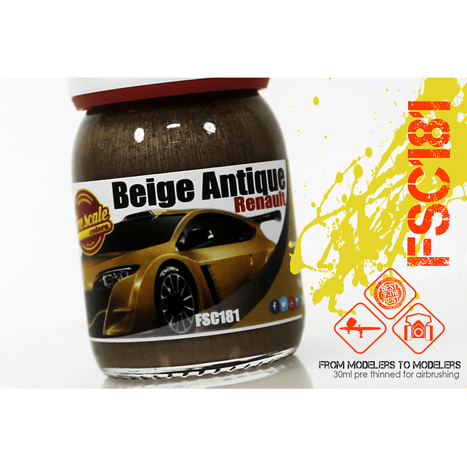 Beige Antique Renault 2