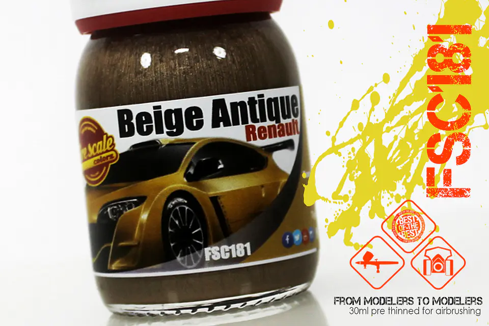 Beige Antique Renault 2