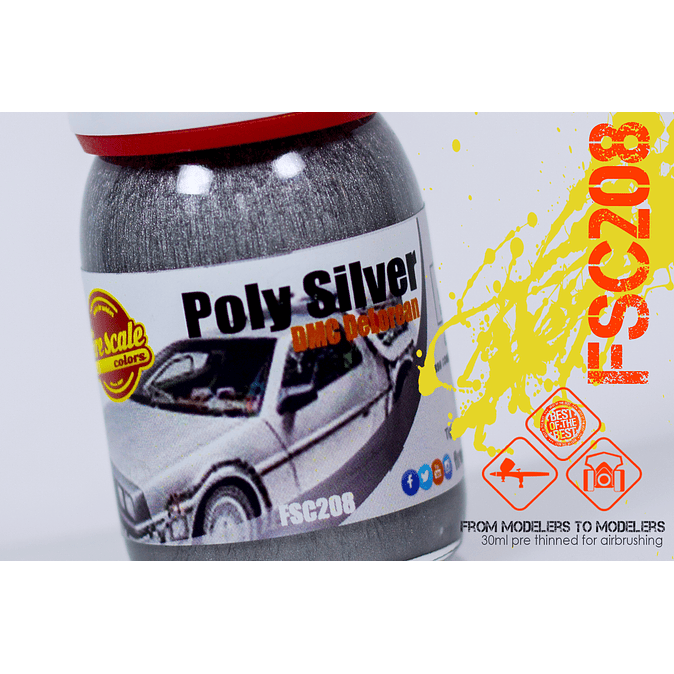 Poly Silver DMC Delorean 1