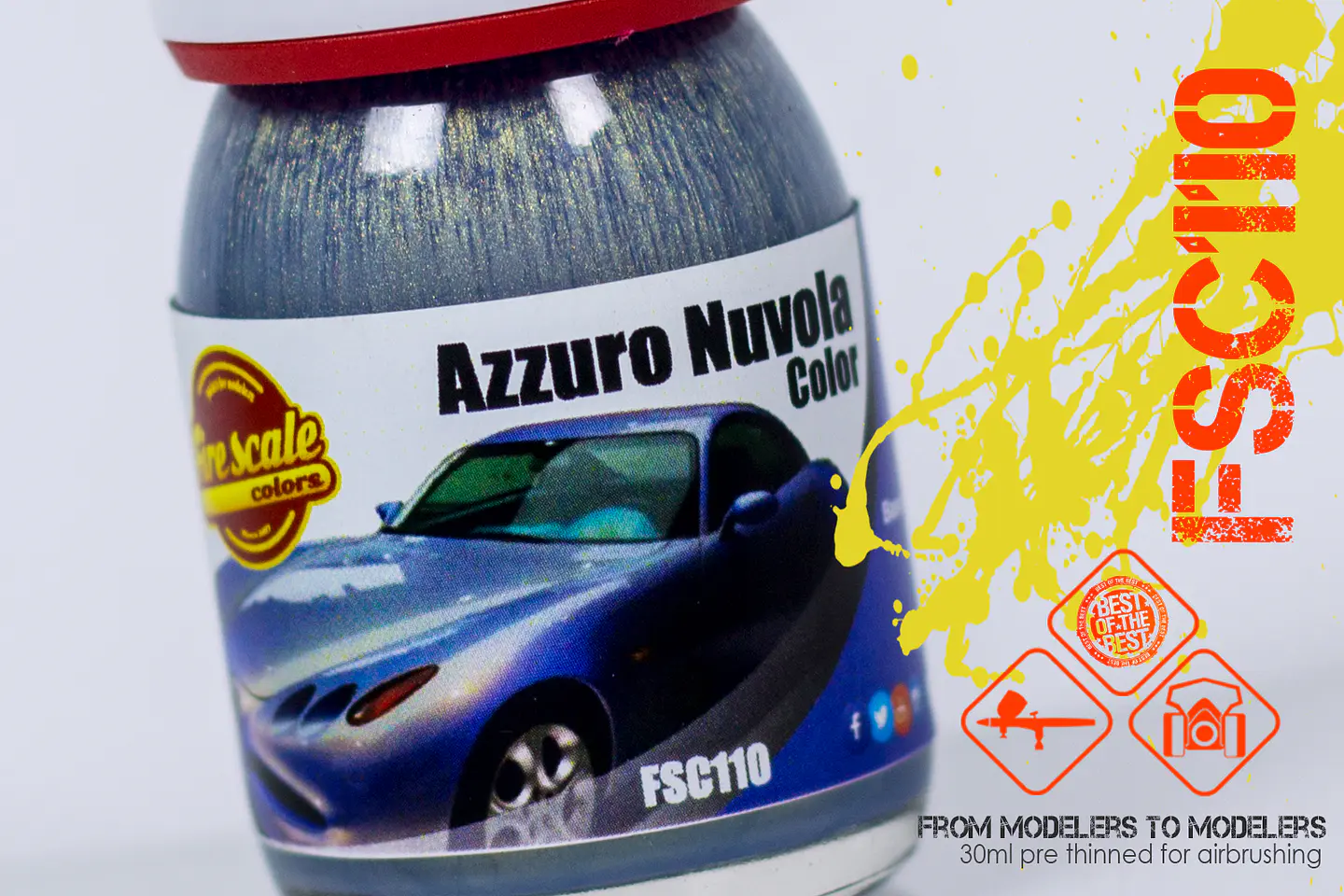 Azzuro Nuvola Alfa Romeo + Base Color 1