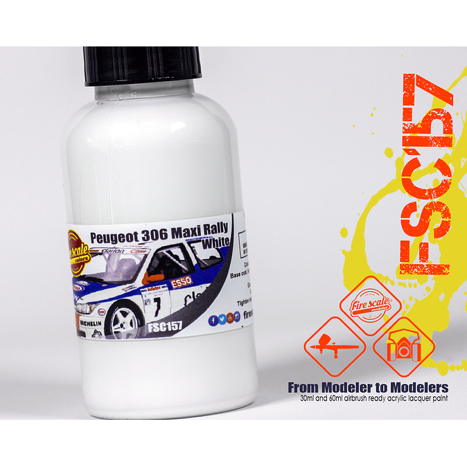 Monte Carlo 1996 White - Peugeot 306 Maxi 3