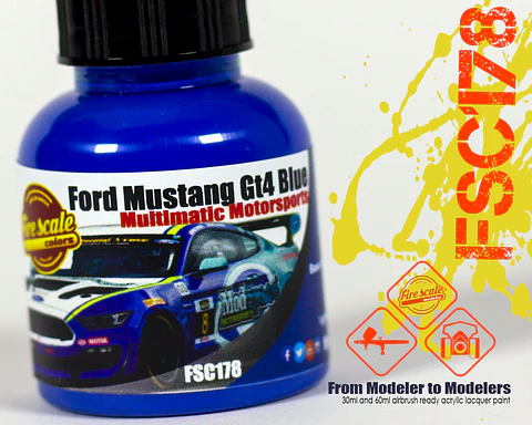 Ford Mustang GT4 Multimatic Motorsports Blue