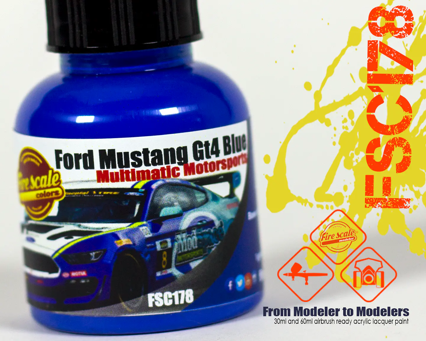 Ford Mustang GT4 Multimatic Motorsports Blue 1
