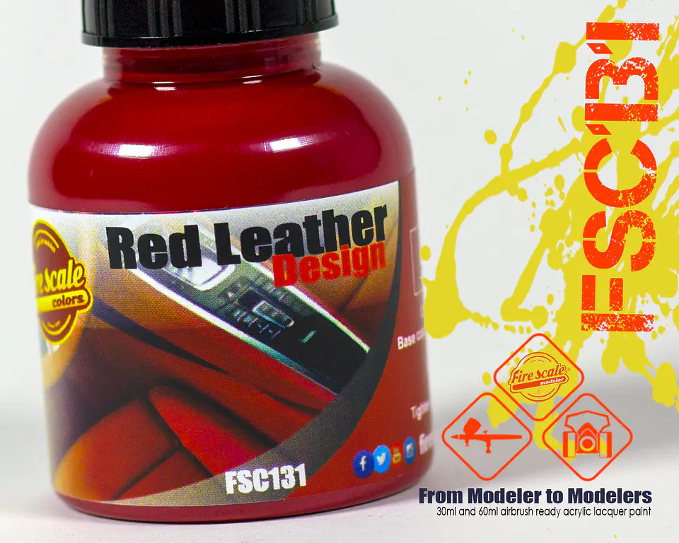 Red Leather Design 1