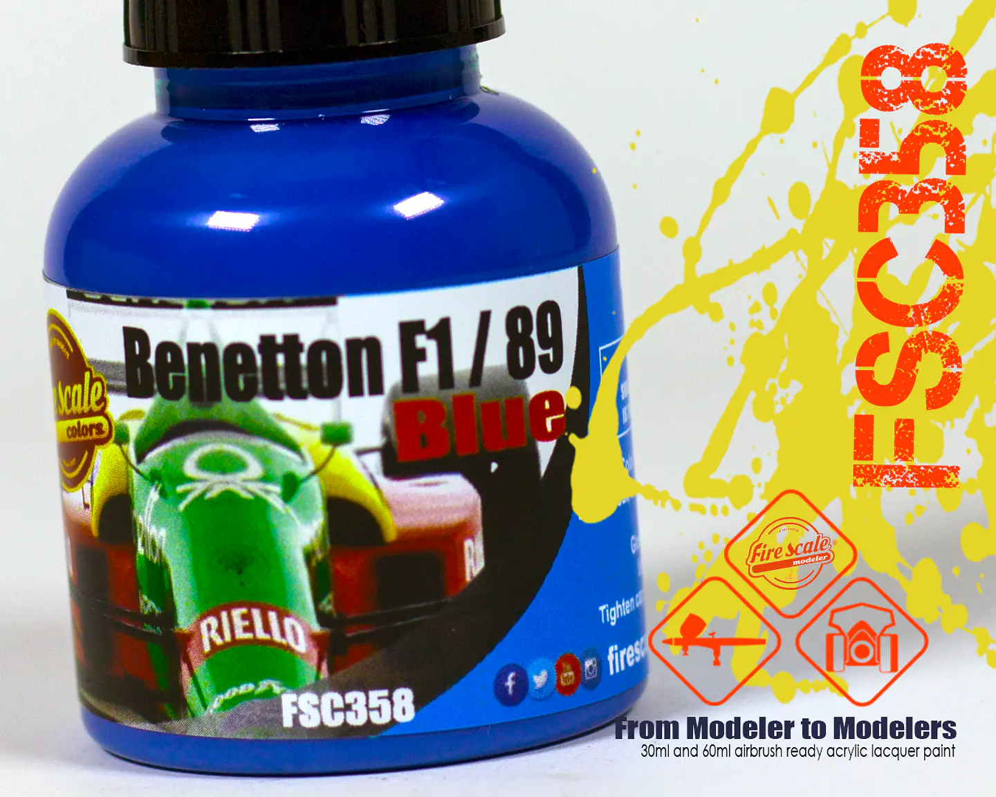 Benetton de F1 de 89 Blue 1