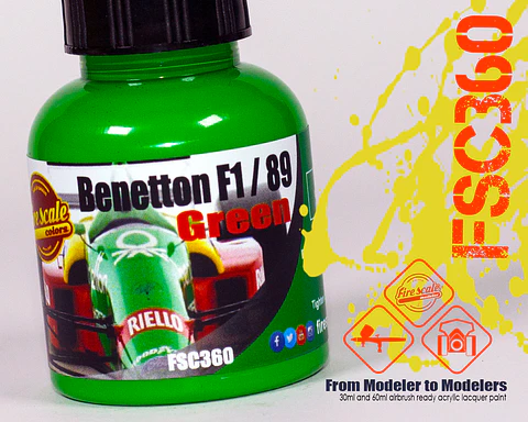 Benetton de F1 de 89 Green