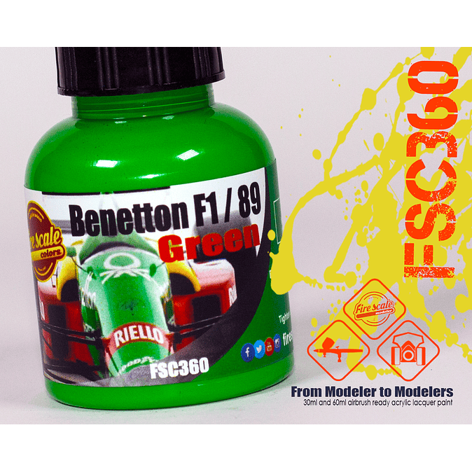 Benetton de F1 de 89 Green 1