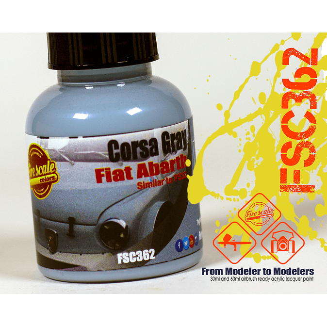 Corsa Gray - Fiat Abarth 1