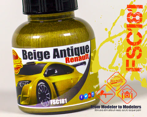 Beige Antique Renault