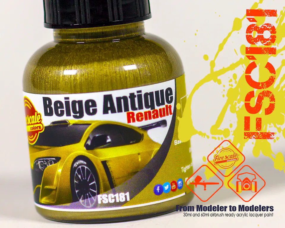 Beige Antique Renault 1