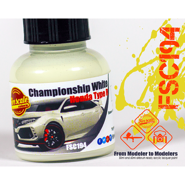 Championship White Honda Type R 1